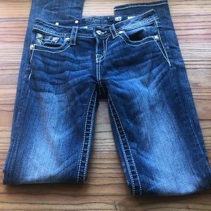 Miss Me Girls Size 16 Dark Wash Skinny Jeans